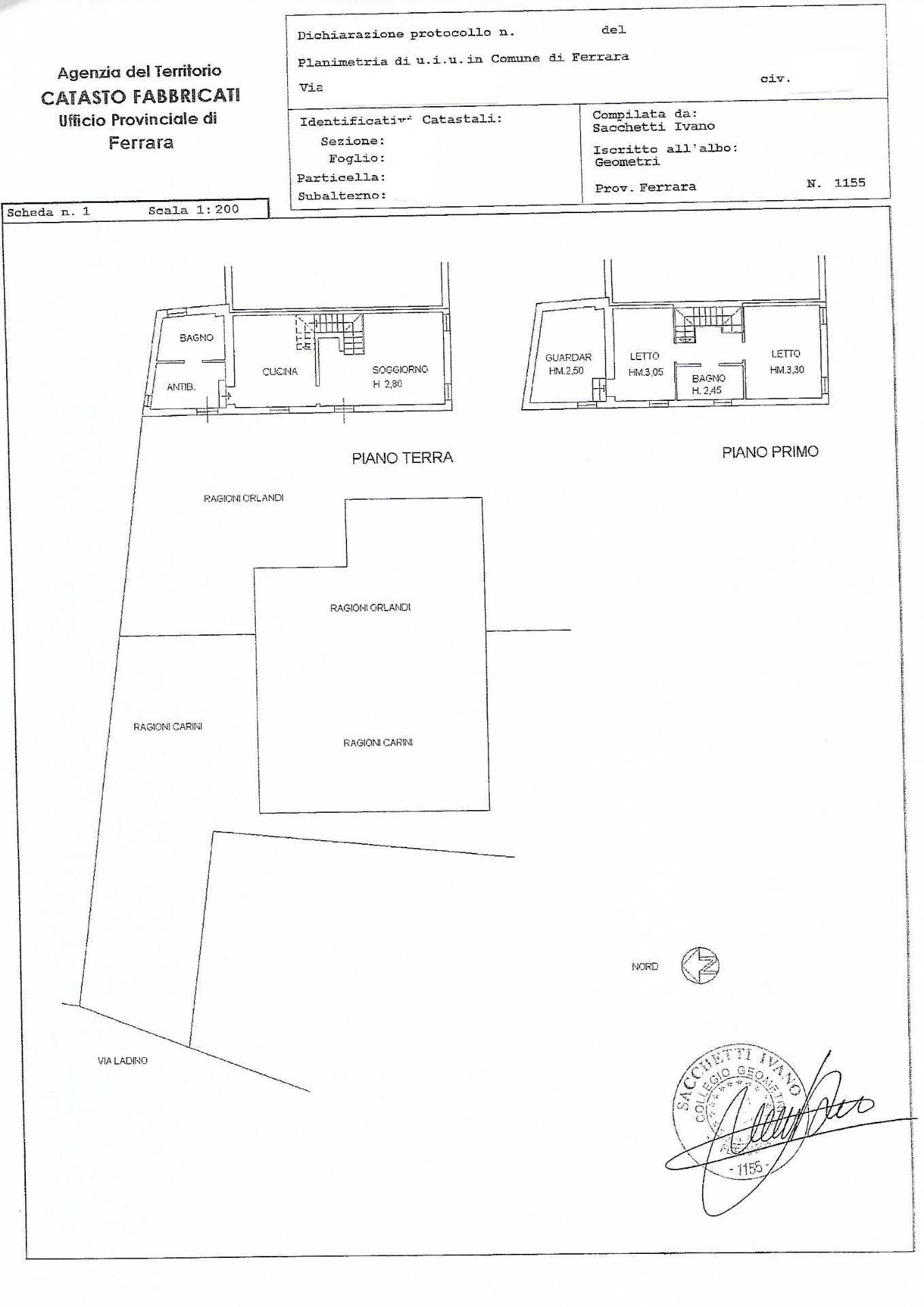 Foto 2 - Independent house Via Ladino, Ferrara - floor plans 1