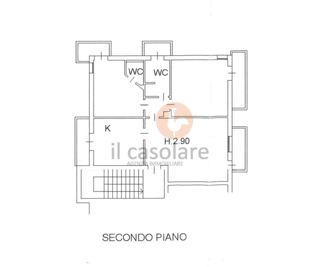 Appartamento via 11 Febbraio, Fano - planimetria 1