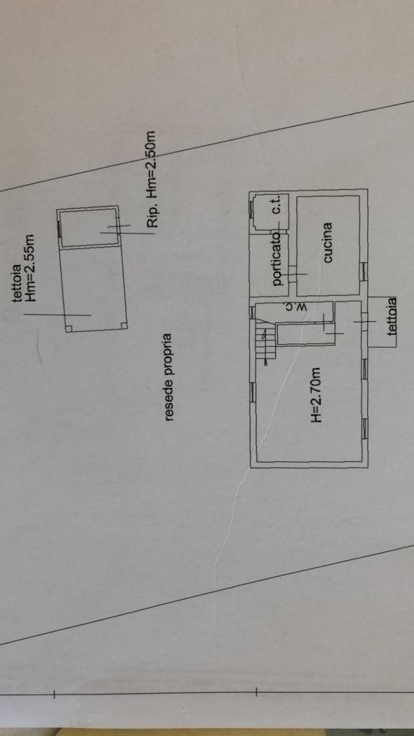 Villa via dell'Antenna, Camaiore - planimetria 1