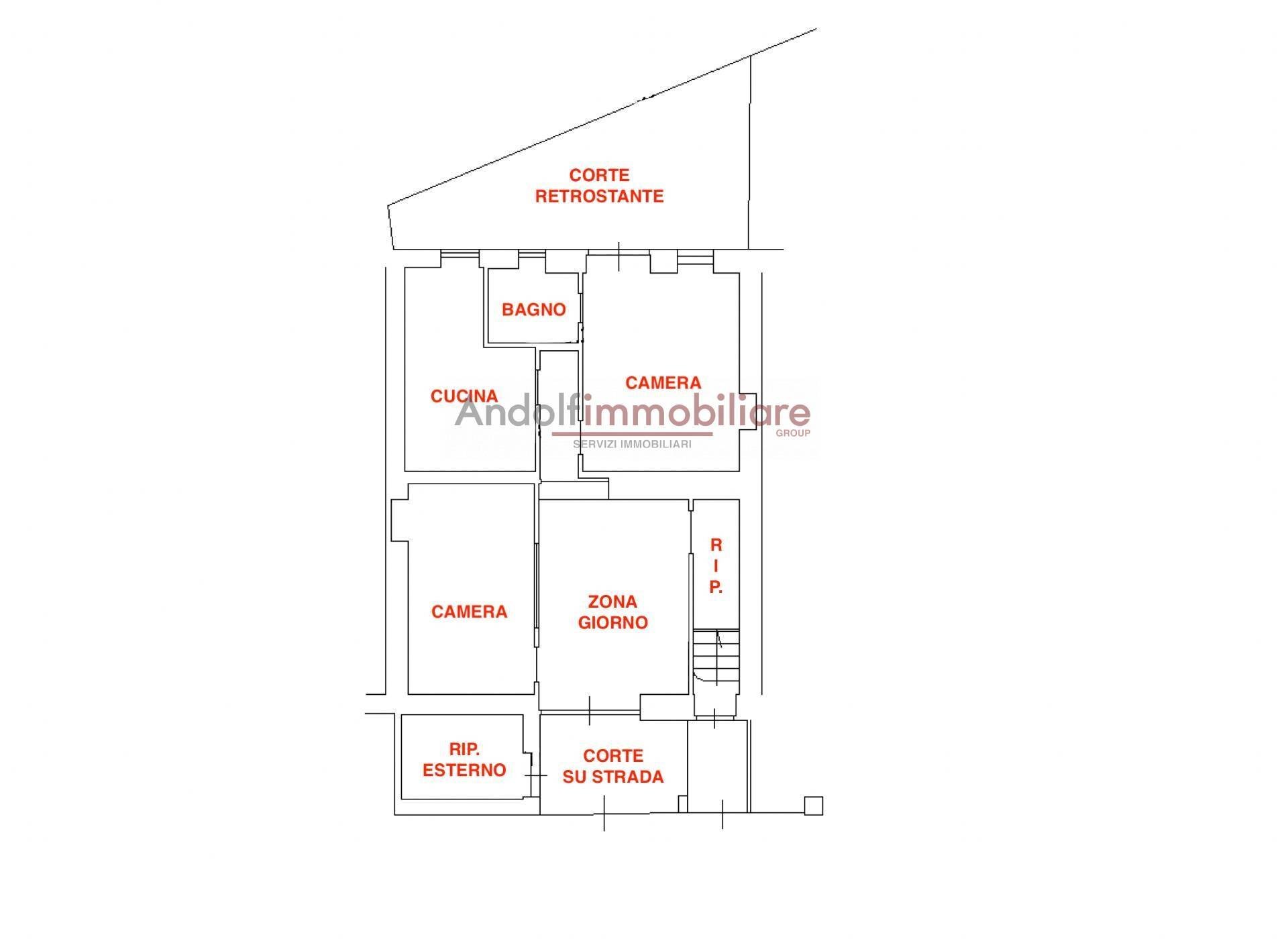 Foto 15 - Four-room apartment Via Sant'Agostino
 
99, Gaeta - floor plans 1