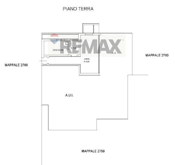 Pianta 2D - Trilocale VIA ANTONIO MEUCCI
 
34, Daverio - planimetria 1