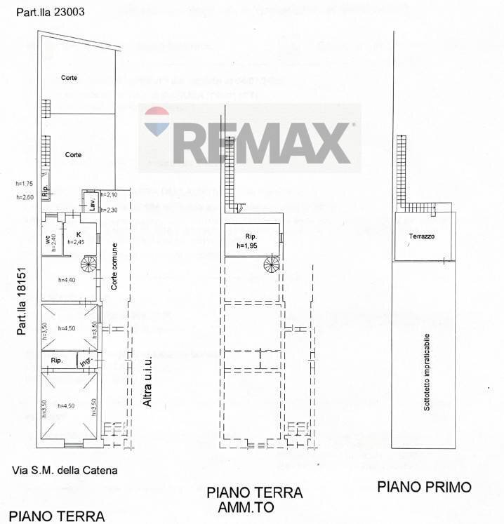 Pianta 2D - Casa semi indipendente Via Santa Maria Della Catena
 
96, Catania - planimetria 1