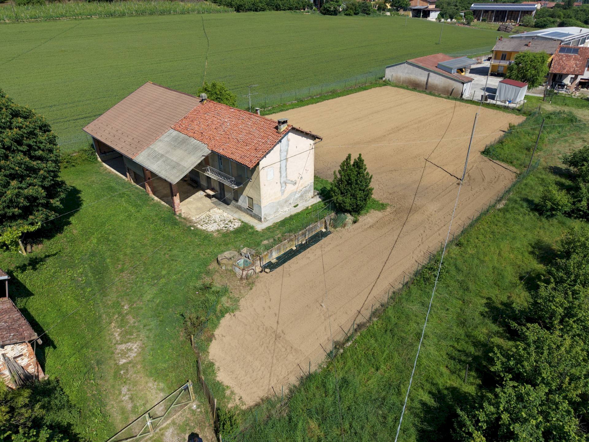 foto con drone - Casa indipendente Frazione San Grato, Piozzo - foto 2