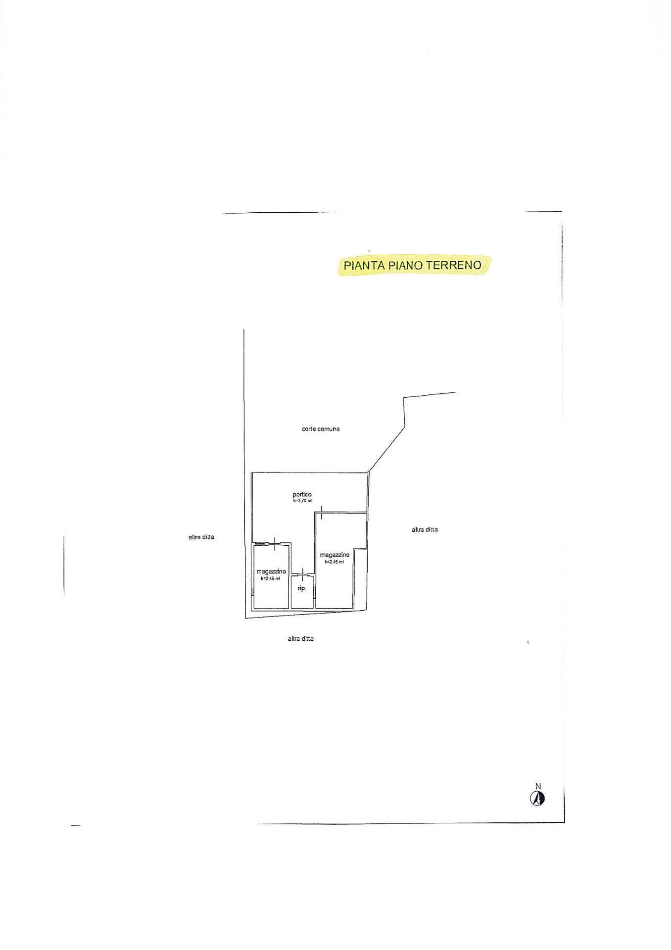 locali pluriuso - Casa indipendente Frazione San Grato, Piozzo - planimetria 1