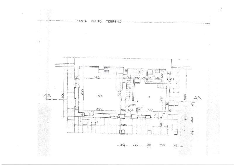 PIANO TERRENO - Villa Strada Castelvecchio
 
21, Moncalieri - planimetria 1