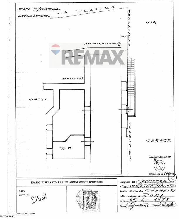 Pianta 2D - Commercial Activity Via Matera
 
33, Roma - floor plans 1