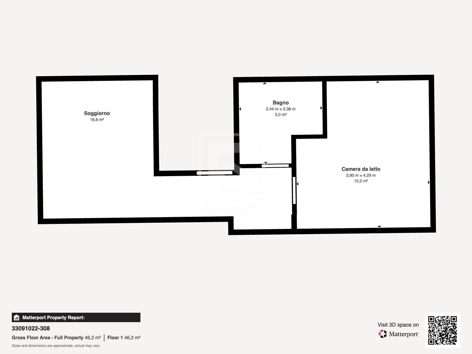 Foto 17 - Three-room apartment via ZAN ZANONE
 
3, Tignale - floor plans 1