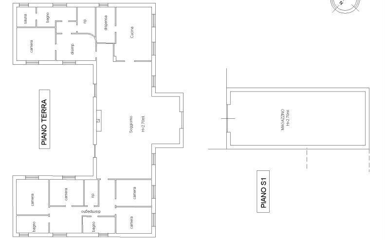 Foto 28 - Villa Località Servelli, Caprarola - floor plans 1