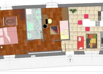 Planimetria - Two-room apartment Via Sant'Anna, Arese - photo 4
