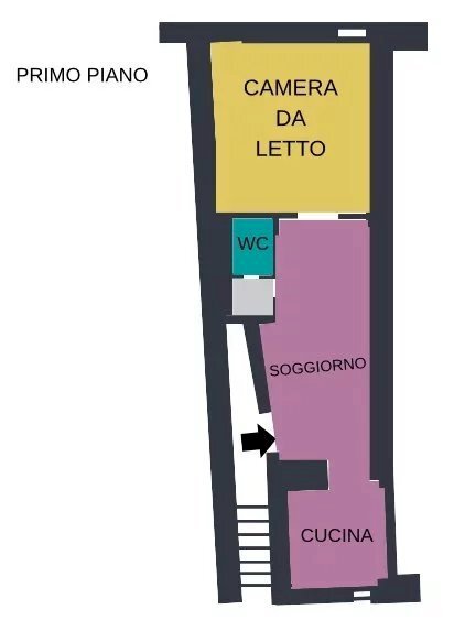 Two-room apartment Via Ruffini, Isolabona - photo 2