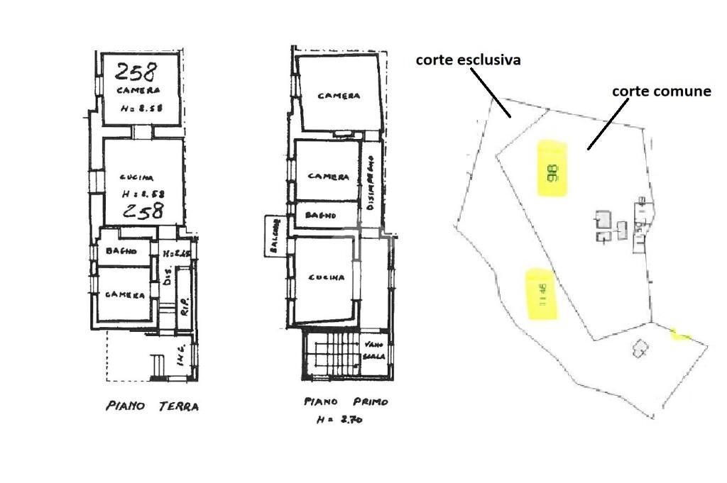 Casa semi indipendente Via Roma, Morciano di Romagna - planimetria 1