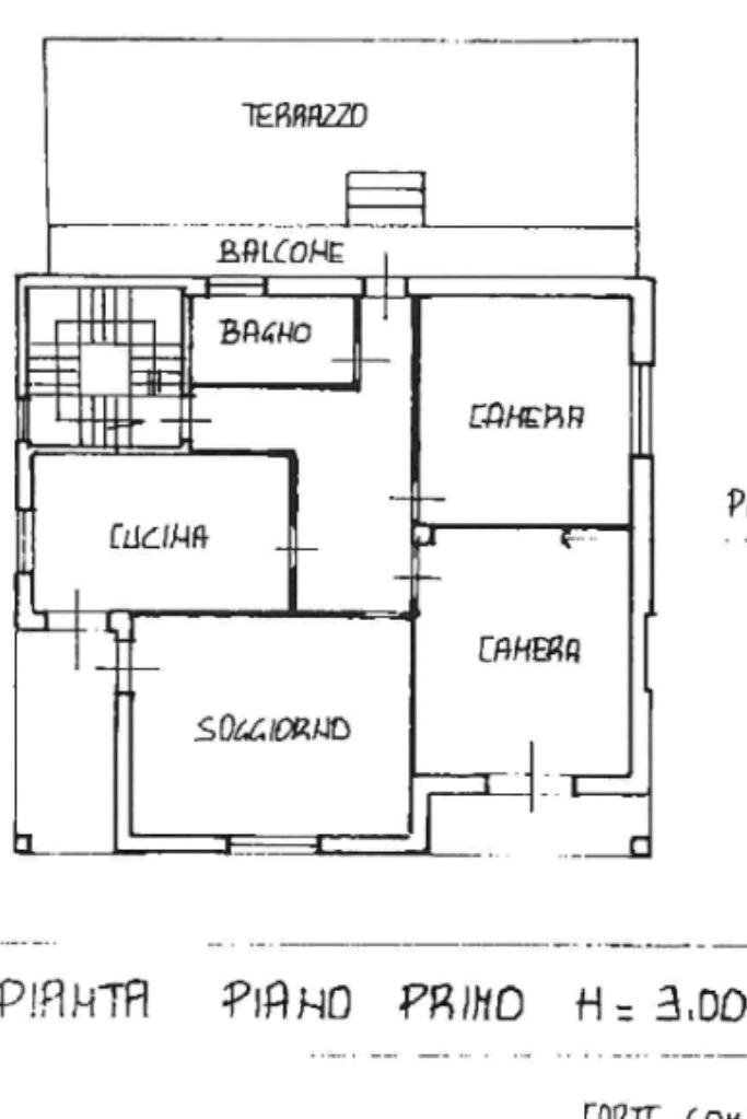 Quadrilocale Via cesare beccaria, None - planimetria 1