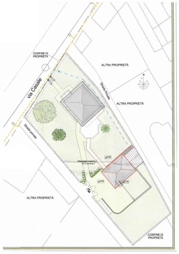 Single Family Villa Via Casale, San Mauro Torinese - floor plans 1