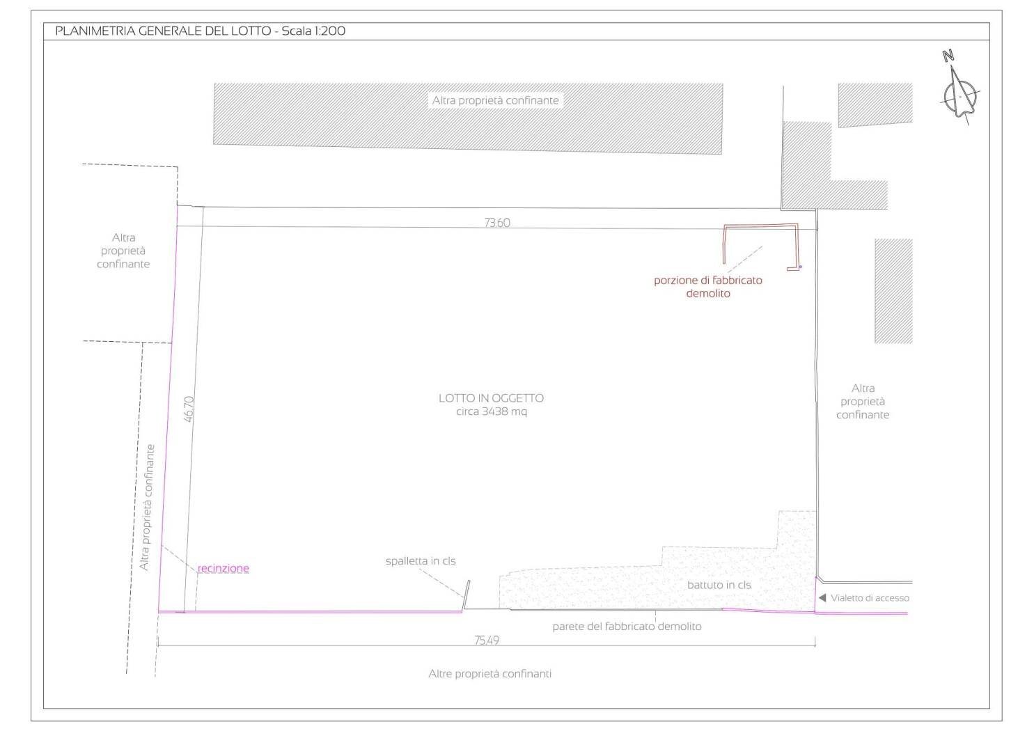 Building land Strada San Michele 5/4, Moncalieri - floor plans 1