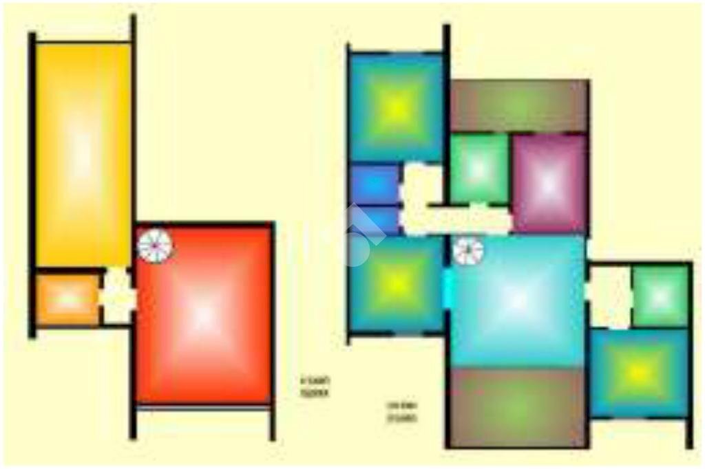 Four-room apartment via Gugliemo Marconi, hamlet Milano 3, Basiglio - floor plans 1