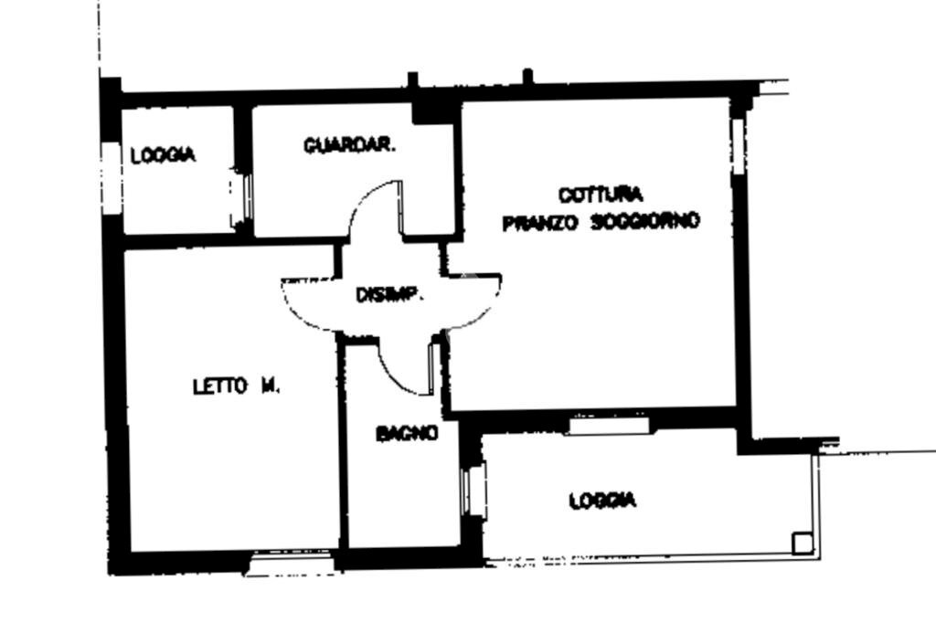 Trilocale Viale Galileo Galilei, Ravenna - planimetria 1