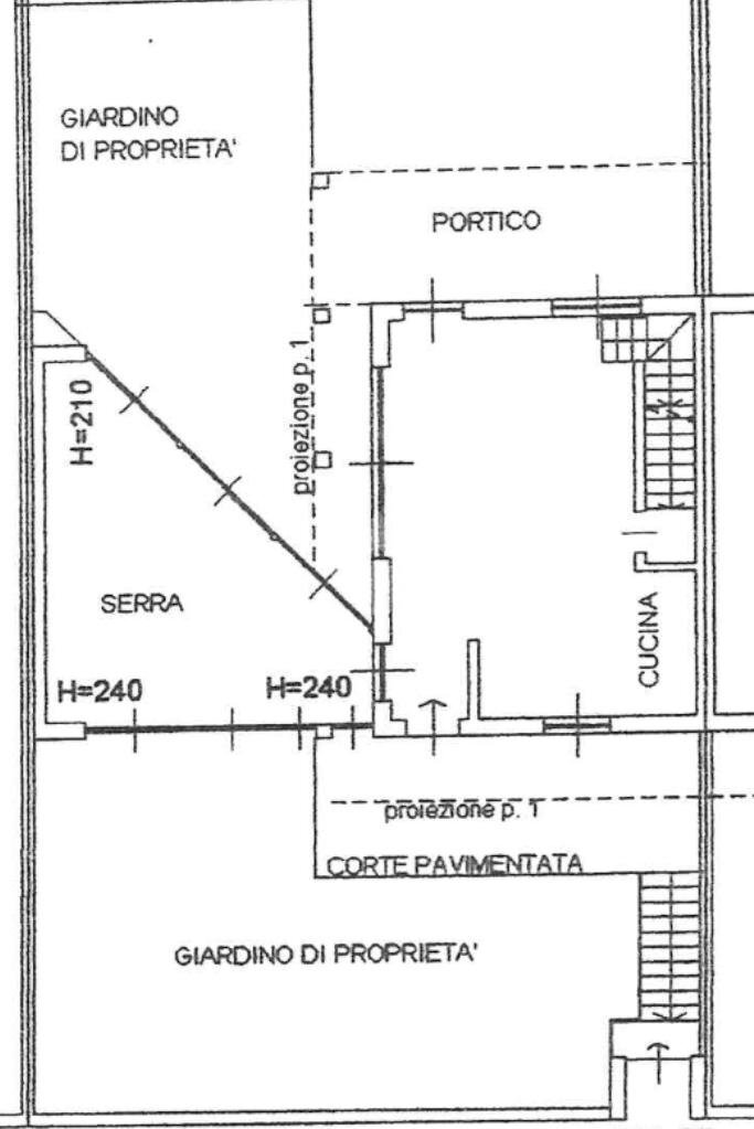 Villa a Schiera Via per san giorgio, Legnano - planimetria 1
