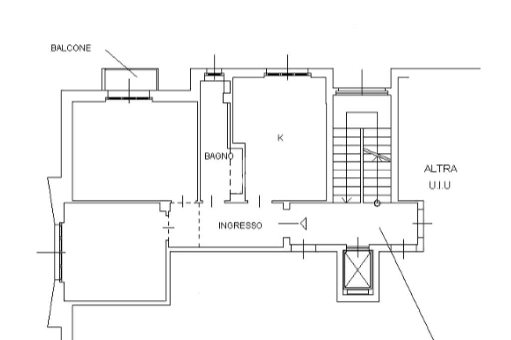 Bilocale Via Privata Attilio Moro, Corsico - planimetria 1