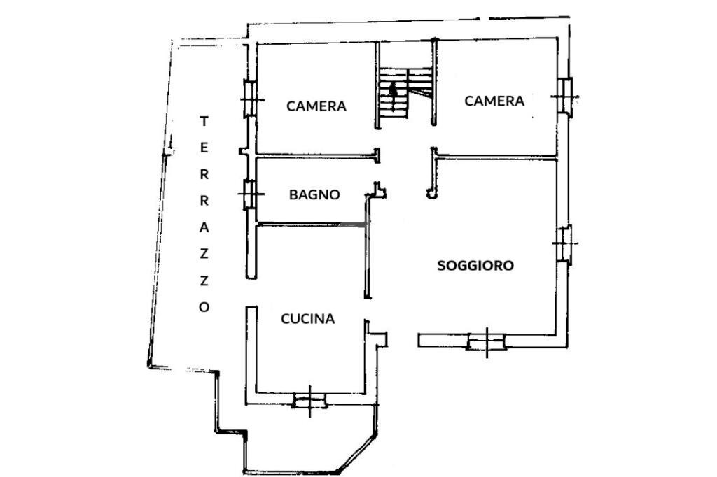 Casa indipendente Via Vische, Moncrivello - planimetria 1