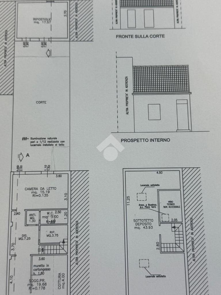 Quadrilocale Via Cesenatico, Cesenatico - planimetria 1