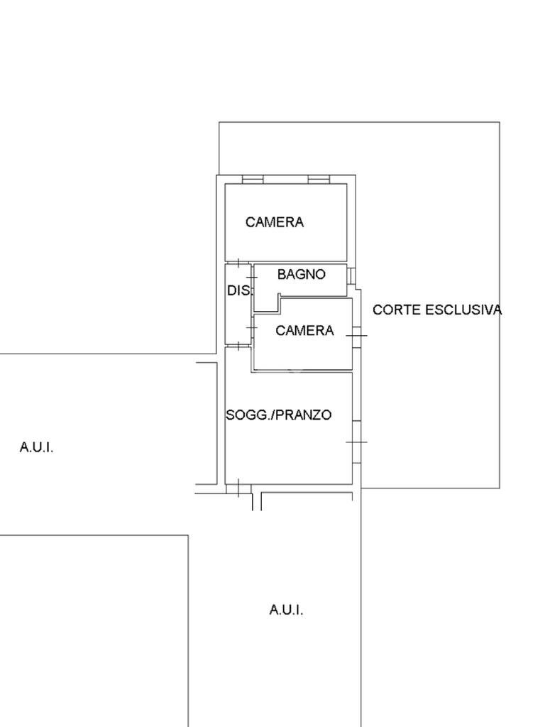 Three-room apartment Via Stradone Sala, Cesenatico - floor plans 1