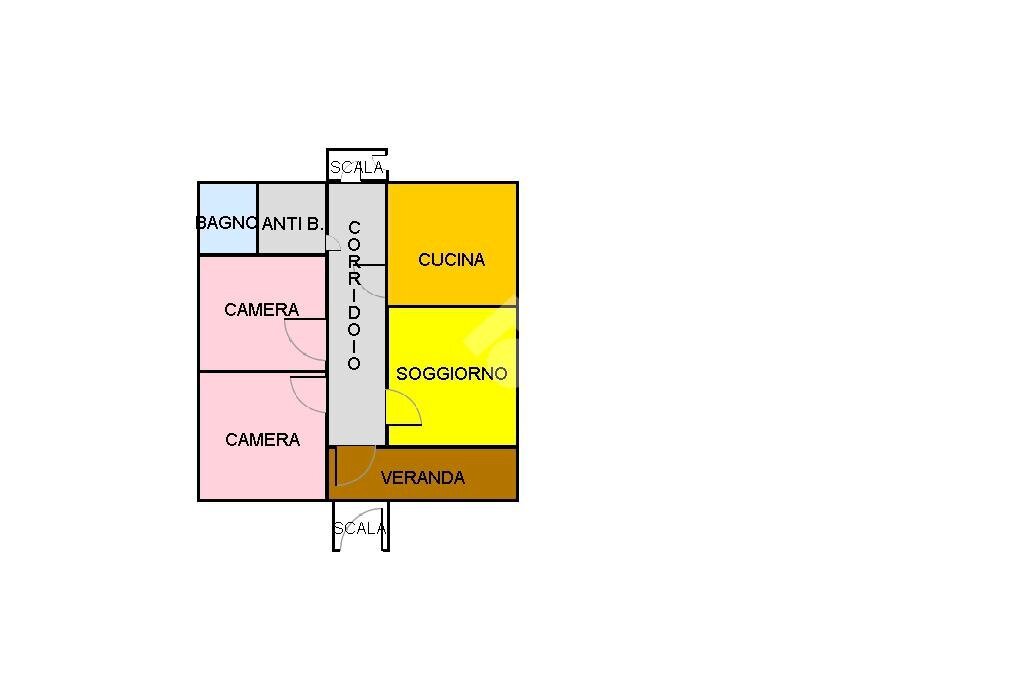 Independent house Via Campone Sala, Cesenatico - floor plans 1