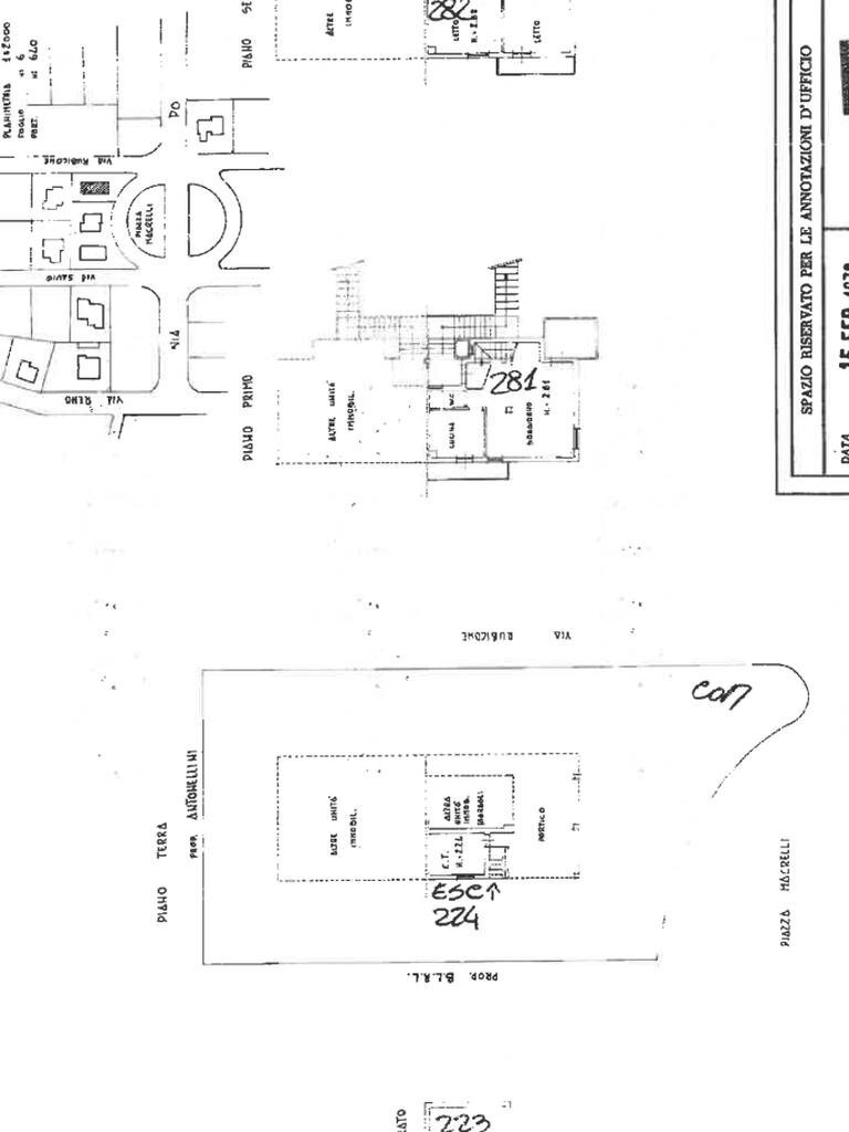 Porzione di casa Viale Rubicone, Cesenatico - planimetria 1