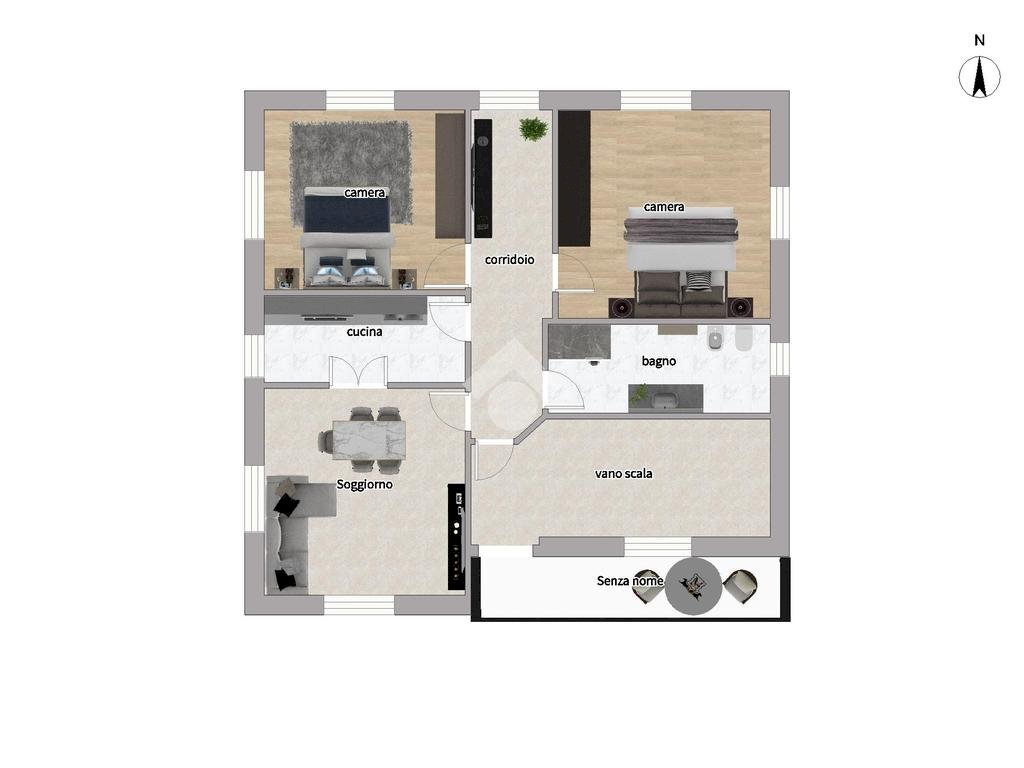 Villa Corso c. battisti., Carignano - planimetria 1