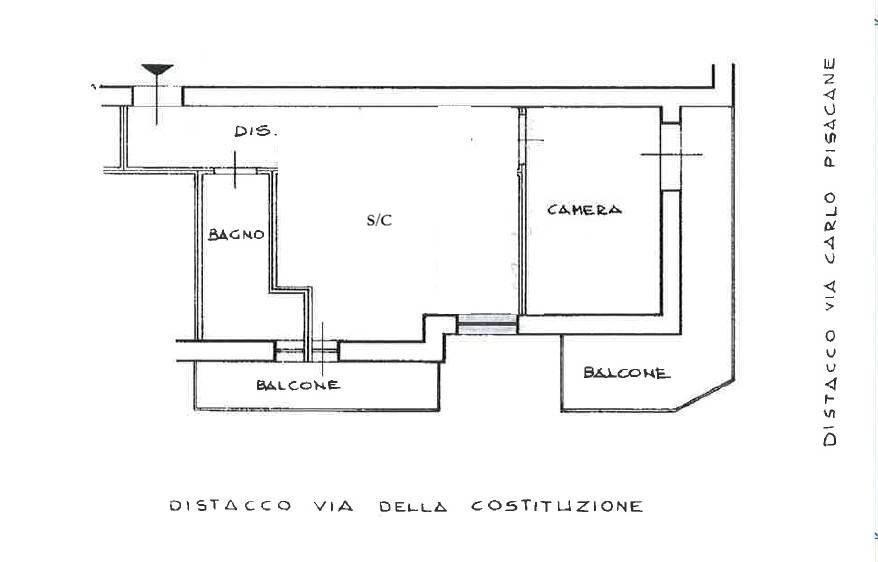 Foto 26 - Two-room apartment Via della Costituzione
 
1, Monterotondo - floor plans 1