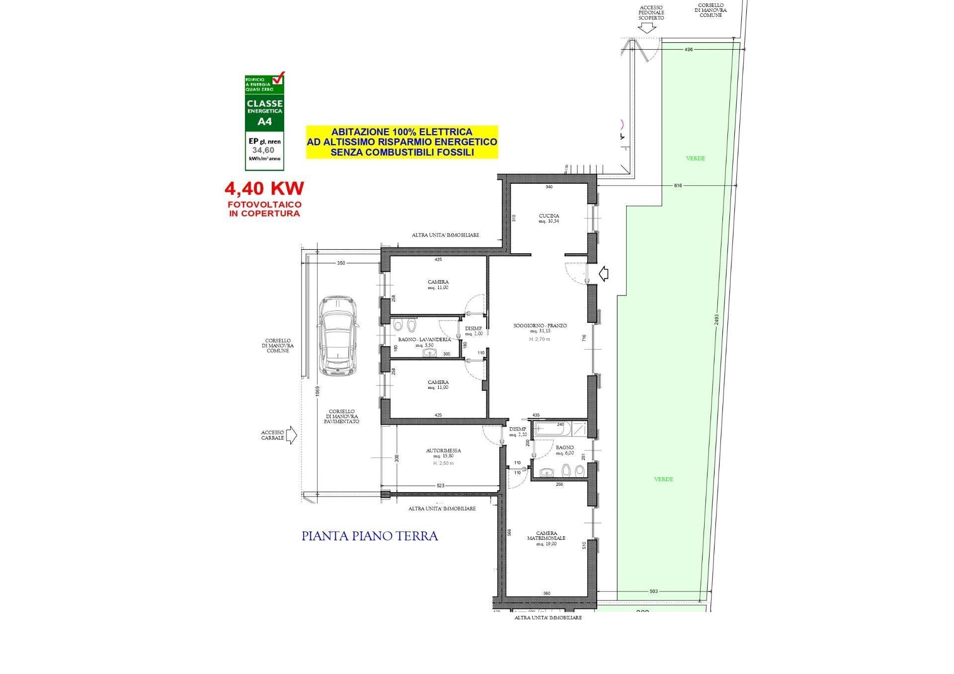 Foto 10 - Four-room apartment Filago - floor plans 1