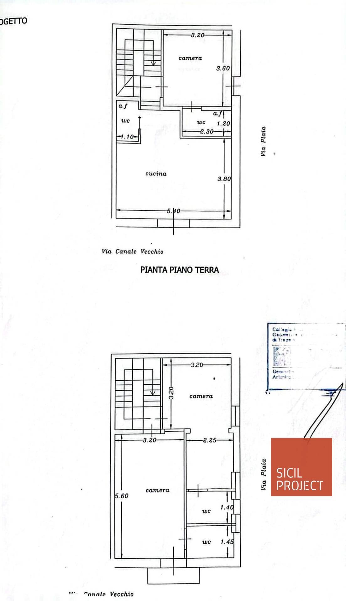 Foto 7 - Casa indipendente Via Canale Vecchio
 
14, Castellammare del Golfo - planimetria 1