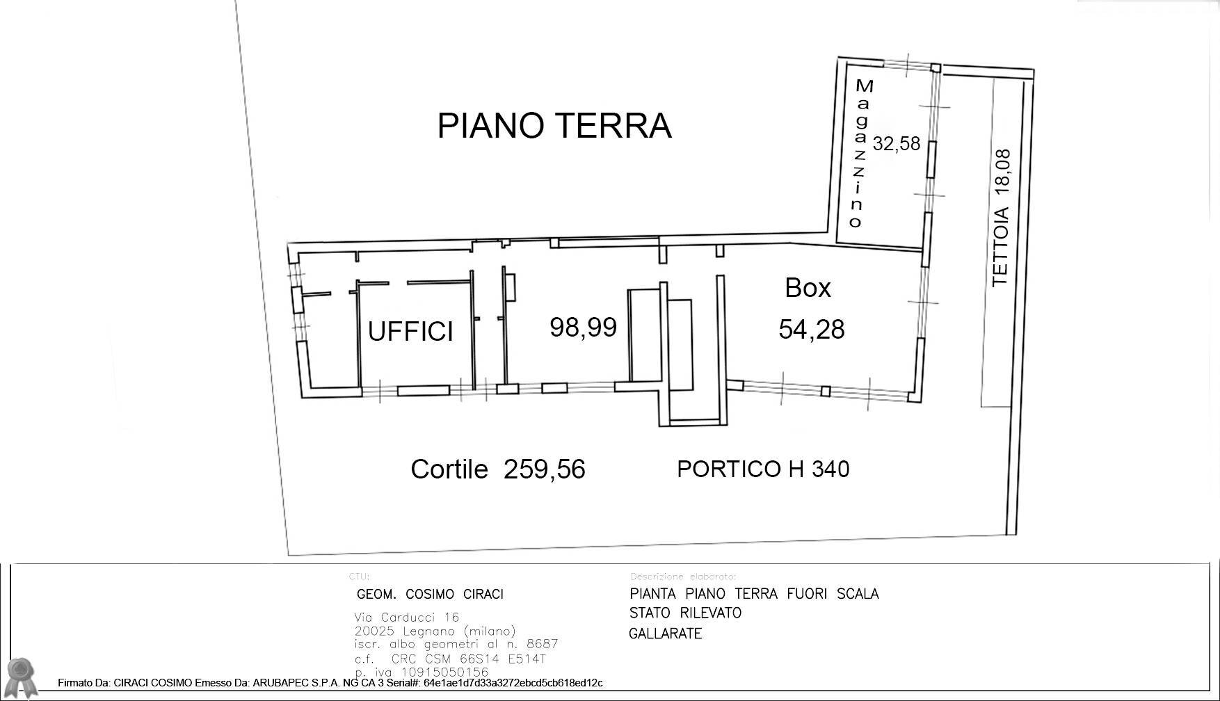 Foto 5 - Appartamento via Sauro, Gallarate - planimetria 1