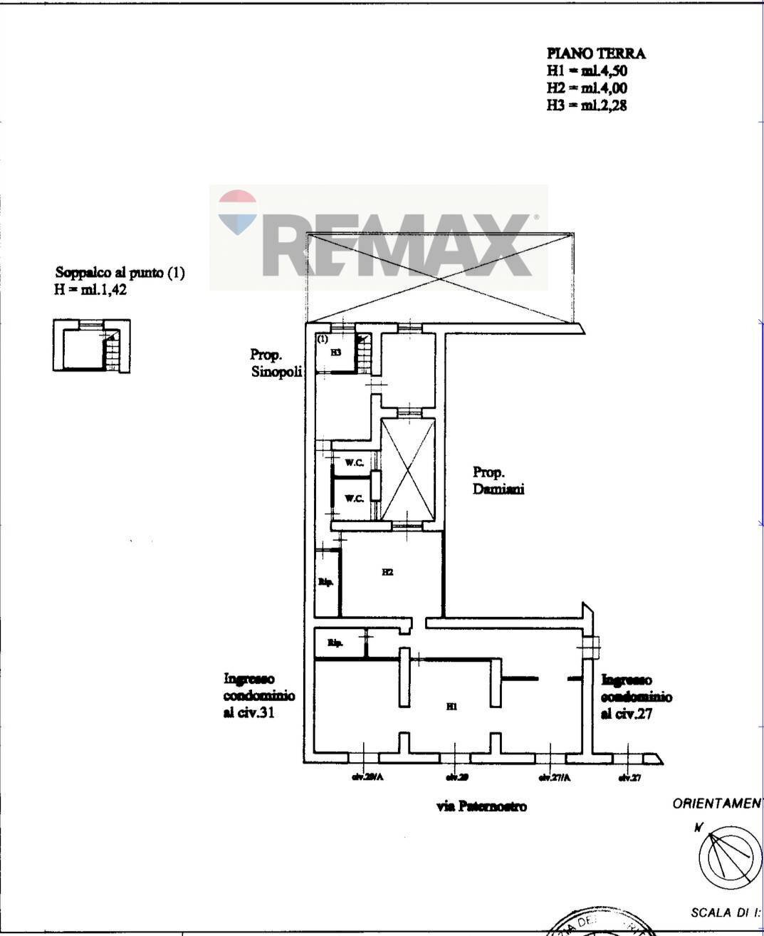 Pianta 2D - Commercial Premises Via Paolo Paternostro
 
27, Palermo - floor plans 1