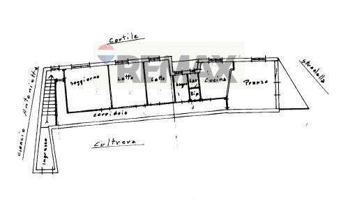 Pianta 2D - Appartamento Via Santa Maria Di Gesù
 
66, Caltagirone - planimetria 1