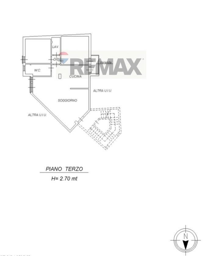 Pianta 2D - Trilocale Via Archimede
 
237, Misterbianco - planimetria 1