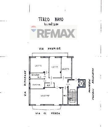 Pianta 2D - Appartamento Via Giovanni Verga
 
110, Gela - planimetria 1