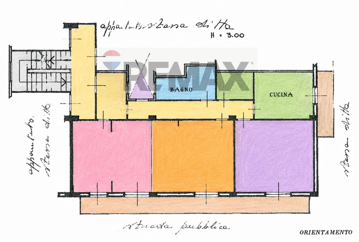 Pianta 2D - Apartment VIA POSILLIPO, Giardini-Naxos - floor plans 1