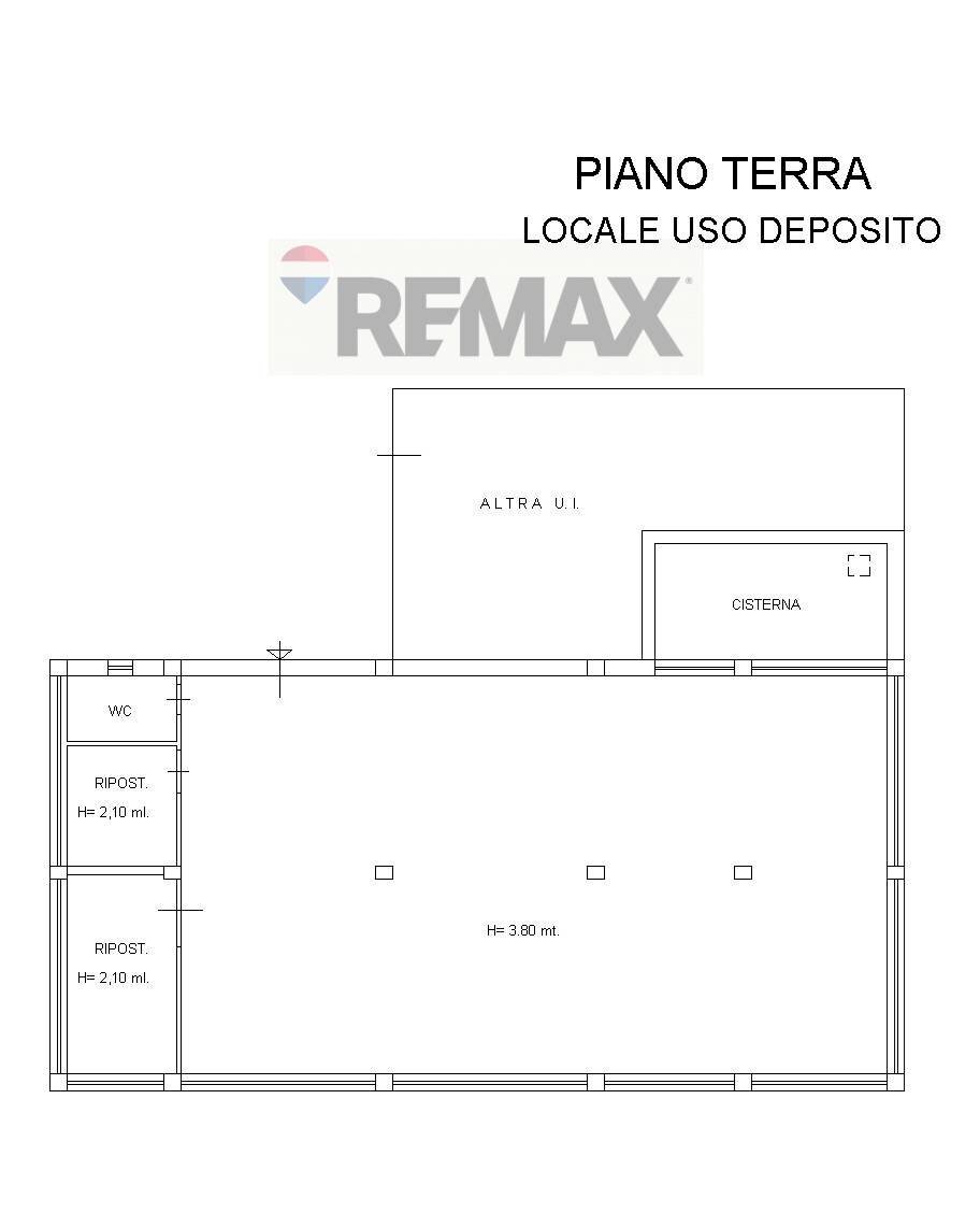 Pianta 2D - Warehouse Località Defensola, Vieste - floor plans 1