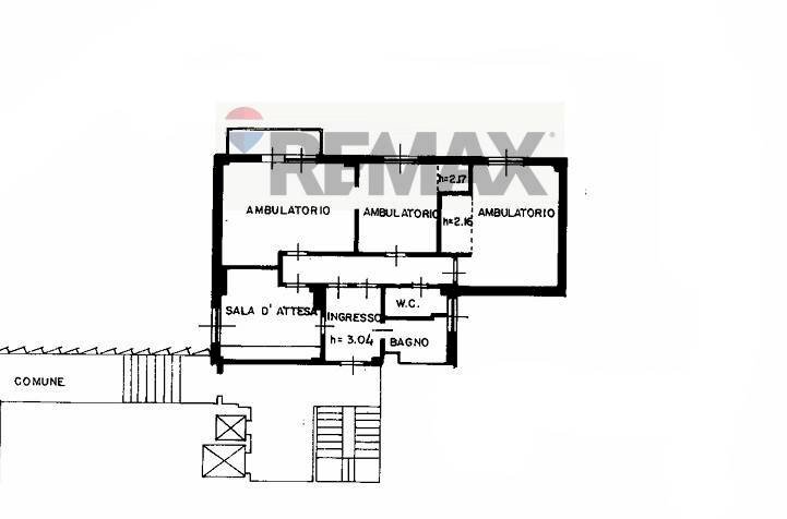 Pianta 2D - Ufficio Viale G. Matteotti
 
20, Salsomaggiore Terme - planimetria 1