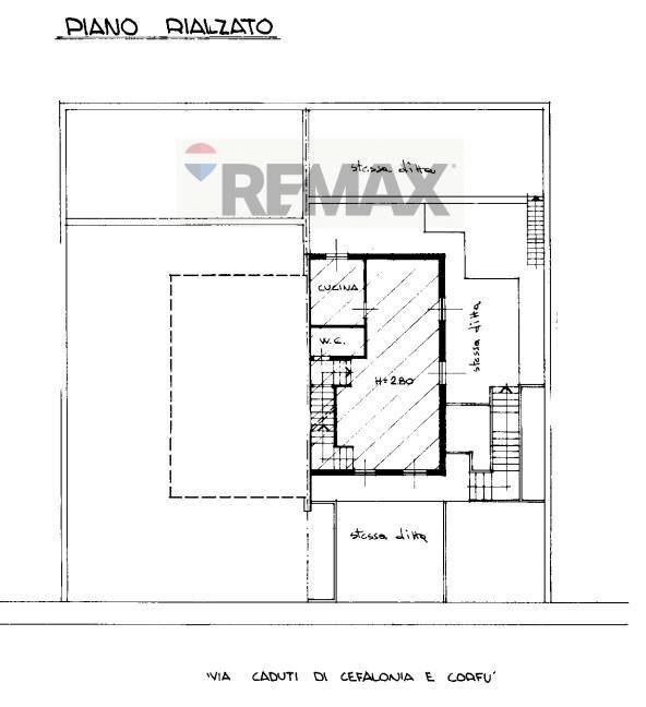 Pianta 2D - Casa semi indipendente Via Caduti di Cefalonia e Corfù
 
8, Salsomaggiore Terme - planimetria 1
