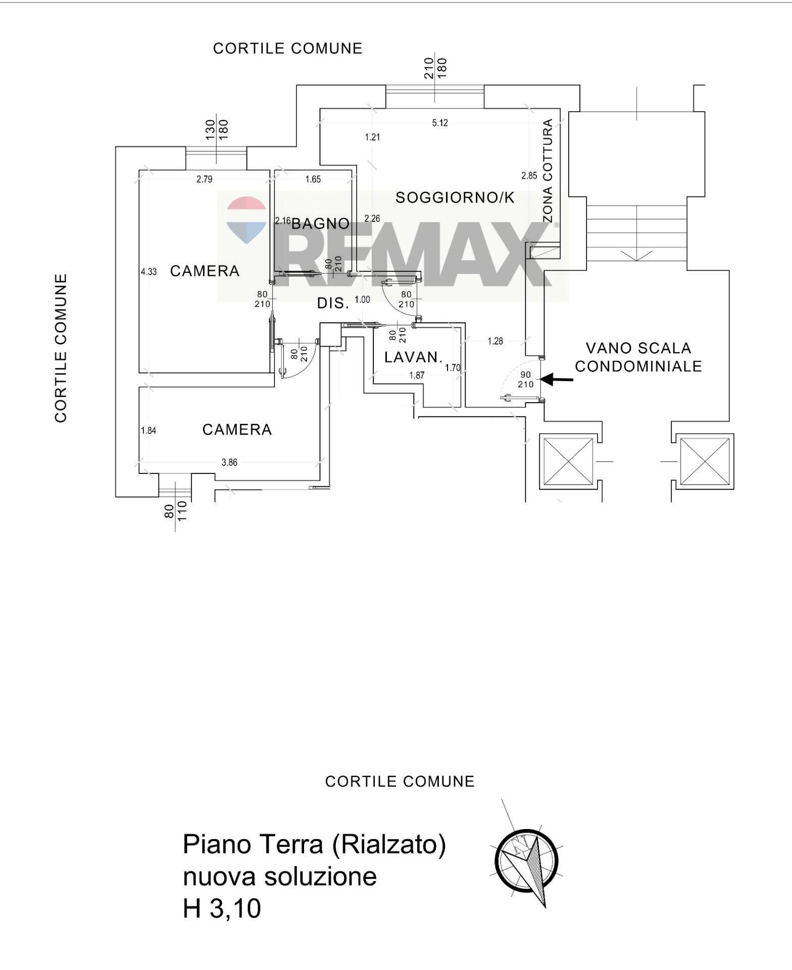 Pianta 2D - Trilocale Via Guido Guarini Matteucci
 
1, Milano - planimetria 1