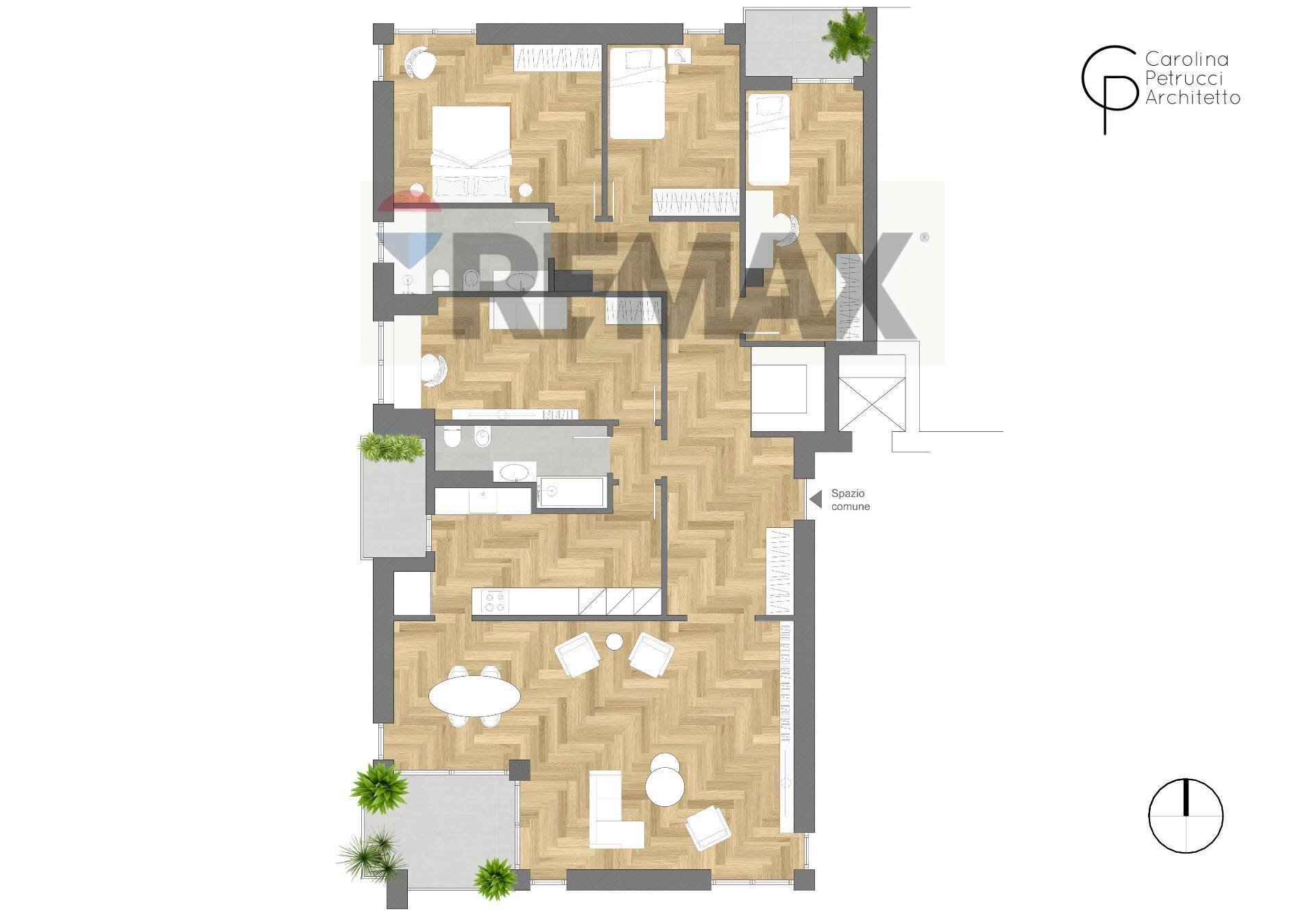 Pianta 2D - Apartment via Triulziana
 
52, San Donato Milanese - floor plans 1