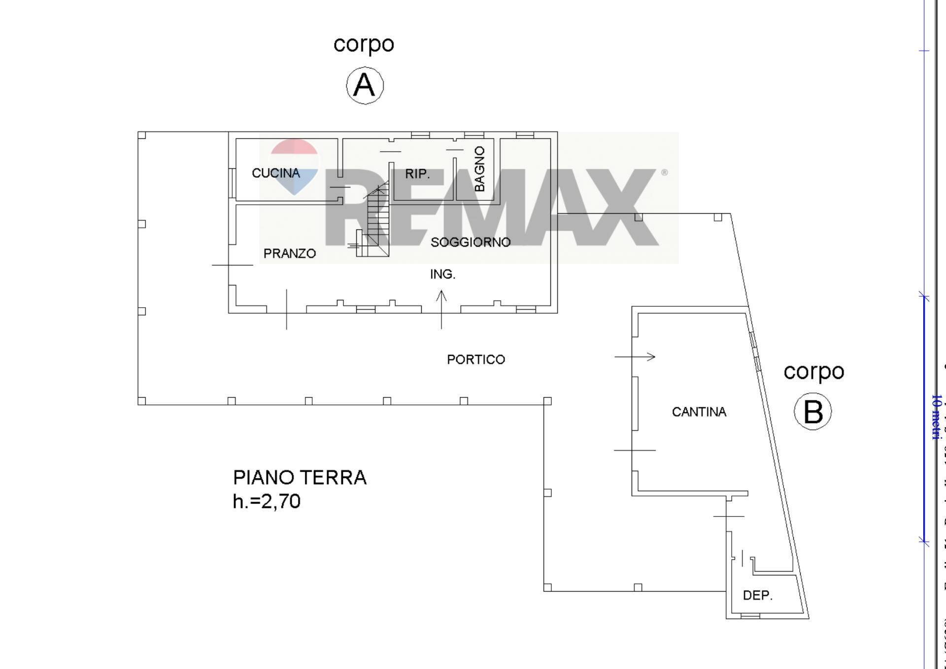 Pianta 2D - Casa indipendente Chioggia - planimetria 1