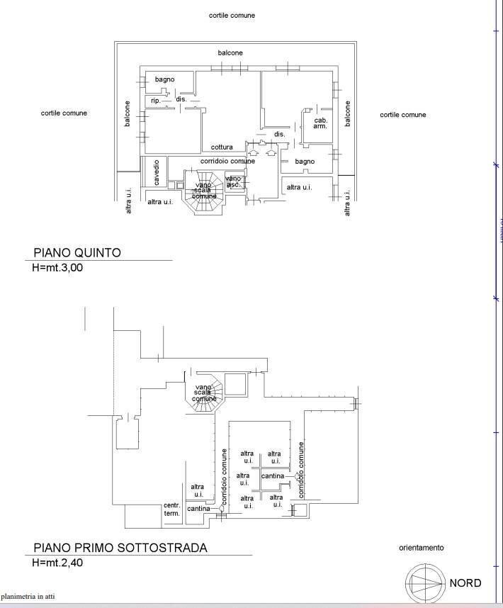 Foto 38 - Three-room apartment Via Gabriele D'annunzio
 
22, Monza - floor plans 1