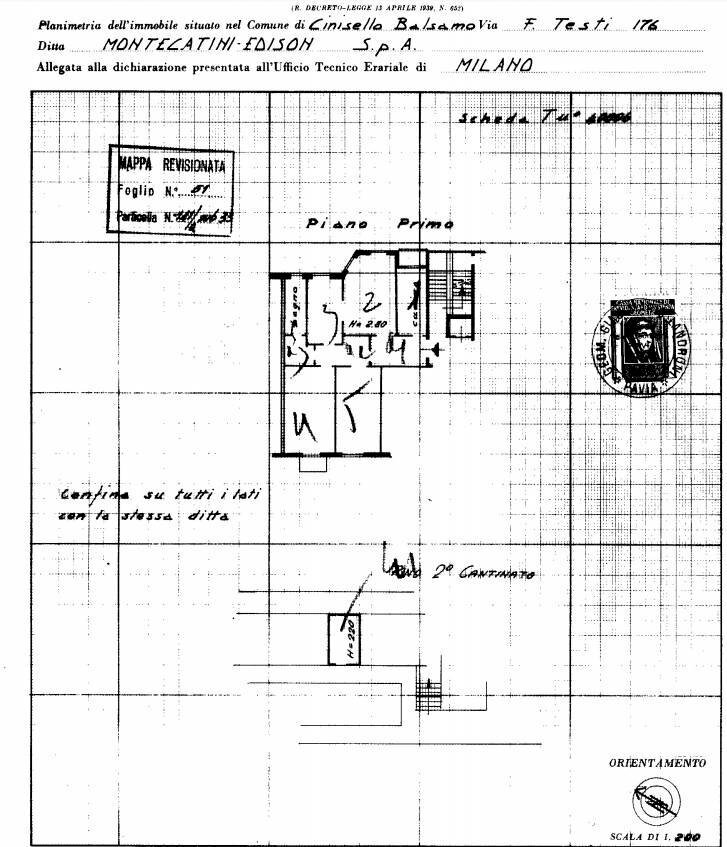 Foto 30 - Three-room apartment Viale Fulvio Testi
 
176, Cinisello Balsamo - floor plans 1