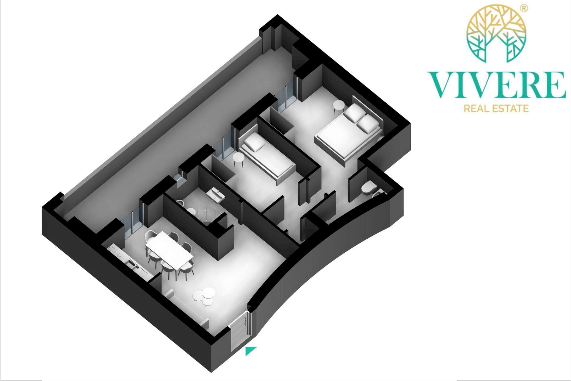 Foto 23 - Three-room apartment Via Giana Anguissola, Roma - floor plans 1