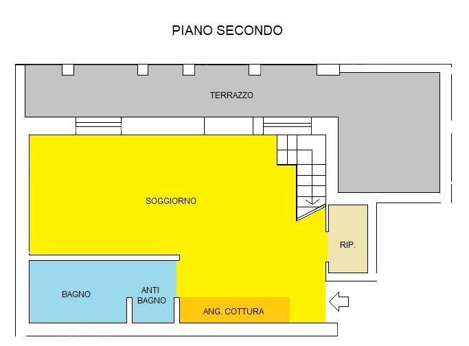 Foto 14 - Appartamento Via Giovanni Codagnello, Piacenza - planimetria 1