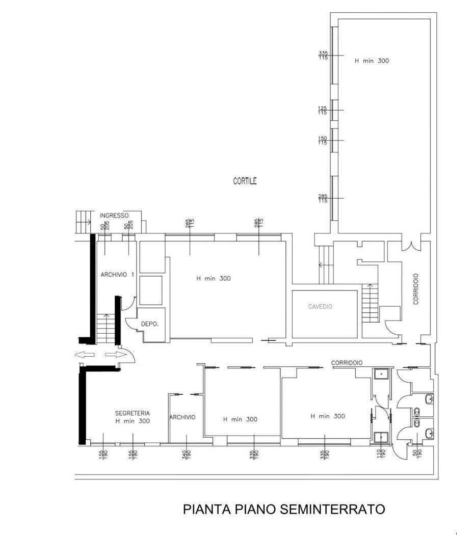 Office via Andrea Solari, 9, Milano (neighborhood Porta Genova) - floor plans 1