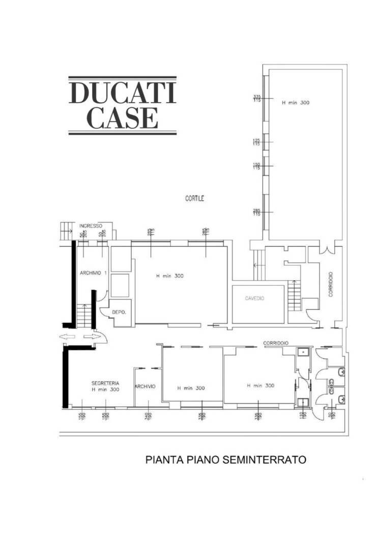Ufficio via Andrea Solari, 9, Milano (zona Porta Genova) - planimetria 1