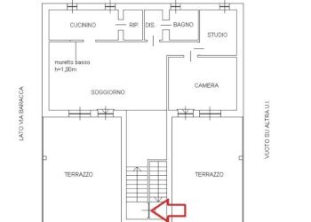 Planimetria - Attico via Alessandro La Marmora, 167, Grugliasco - foto 4